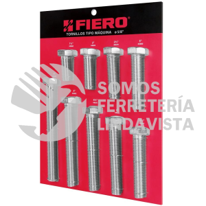 55903 EXF-TORM-5/8 EXHIBIDOR FIERO CON TORNILLOS TIPO MAQUINA 5/8"
