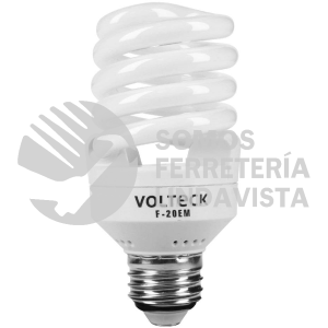 48206 F-20EM LAMPARA ESPIRAL MINI T2 20 W LUZ DE DIA EN BLISTER VOLTECK