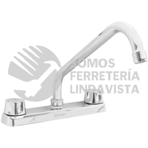 49858 F-318-C MEZCLADORA LARGA 8" P/FREGADERO MANERALES HEX CAR COMPRESION FOSET