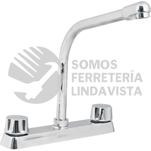 49190 F-319 MEZCLADORA COBRA 8" P/FREGADERO MANERALES HEX CART CERAMICO FOSET