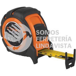 12695 FIN-55M FLEXOMETRO INDUSTRIAL CONTRA IMPACTOS 5.5 M CINTA 25 MM TRUPER