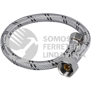 45489 FLA-40XL MANGUERA LAVABO/FREGADERO ACERO INOX 1/2" X 3/8" 40 CM FOSET