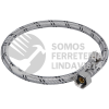 45490 FLA-55XL MANGUERA LAVABO/FREGADERO ACERO INOX 1/2" X 3/8" 55 CM FOSET
