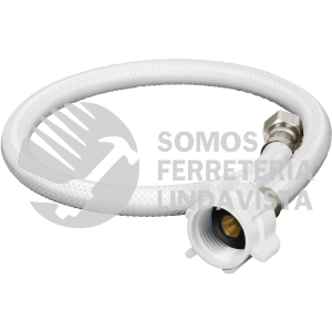 45492 FLA-P40VL MANGUERA LAVABO/FREGADERO VINILO 40 CM CON. PLAST. 1/2"X3/8" FOSET