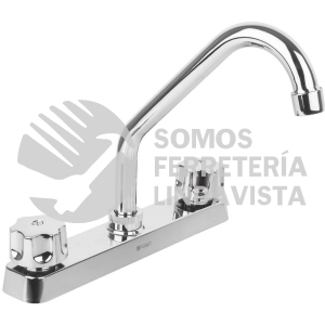 49289 FP-317 MEZCLADORA PLASTICA 8" CUELLO CORTO PARA FREGADERO STANDARD FOSET