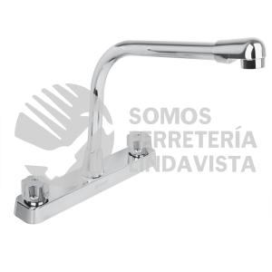 45517 FP-319 MEZCLADORA PLASTICA 8" CUELLO COBRA PARA FREGADERO STANDARD FOSET