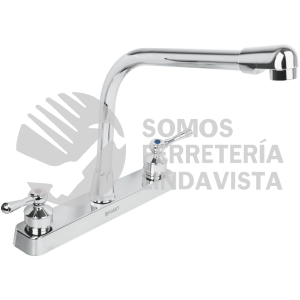 45516 FP-319P MEZCLADORA PLASTICA 8" CUELLO COBRA PARA FREGADERO PALANCA FOSET