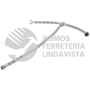 45506 FTE-55XL MANGUERA "T" ACERO INOX 55 CM PARA LAVABO LATAM FOSET