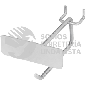 50150 GA-4X GANCHO RECTO 4" CON PORTAETIQUETA PARA PERFOCEL Y RANURADO TRUPER