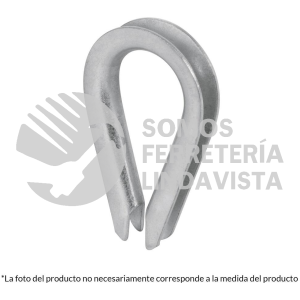 49917 GC-7/16 BOLSA CON 5 GUARDACABOS PARA CABLE DE ACERO DE 7/16" FIERO