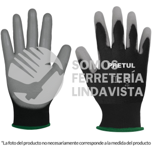20029 GU-111P GUANTES DE NYLON RECUBIERTOS DE POLIURETANO CH PRETUL