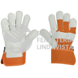 17051 GU-255 GUANTES DE PIEL DE RES Y DORSO DE LONETA TRUPER