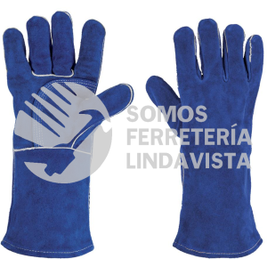 15246 GU-515 GUANTES AZULES REFORZADOS PARA SOLDADOR TRUPER