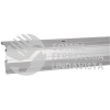 49883 GUPO-90AA GUARDAPOLVO AUTOMATICO 90 CM ALUMINIO HERMEX