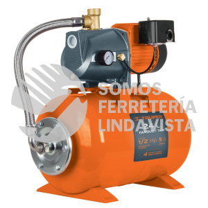 10077 HIDR-1/2X24 BOMBA HIDRONEUMATICA 1/2 HP 24 LITROS TRUPER