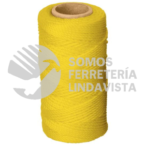 14045 HIL-65A CARRETE CON 65 M DE HILO PARA ALBAÑIL AMARILLO TRUPER