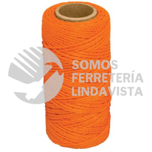 14051 HIL-65N CARRETE CON 65 M DE HILO PARA ALBAÑIL NARANJA TRUPER