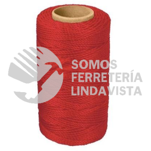 14046 HIL-65R CARRETE CON 65 M DE HILO PARA ALBAÑIL ROJO TRUPER