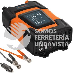 10448 INCO-200 INVERSOR DE CORRIENTE 200 W TRUPER