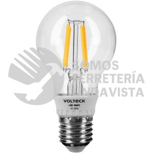 46211 LED-196FC LAMPARA LED TIPO A19 6 W CON FILAMENTO LUZ CALIDA BLISTER VOLTECK