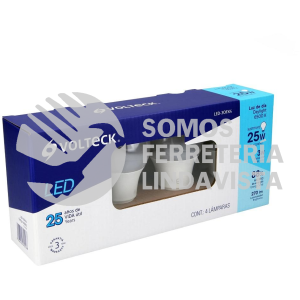 46863 LED-30FX4 PACK DE 4 LAMPARAS DE LED G45 3 W LUZ DE DIA CAJA VOLTECK