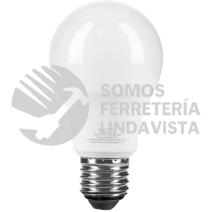 46857 LED-40C LAMPARA LED TIPO BULBO A19 6 W LUZ CALIDA BLISTER VOLTECK