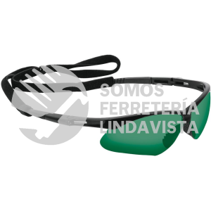 15178 LESP-S5 LENTES SEGURIDAD VERDE ANTIEMPAÑO C/CORDON AJUSTABLE SPORT TRUPER