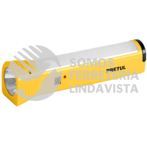 26070 LIRE-200P LINTERNA RECARGABLE CON LAMPARA DE EMERGENCIA280 LM PRETUL