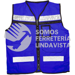 USCH22 CHALECO DE SEGURIDAD TIPO SUPERVISOR CERRADO CON REFLEJANTE AZUL G URREA