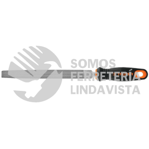 15318 LMCB-8T LIMA MEDIA CAÑA BASTARDA 8" MANGO DOBLE INYECCION TRUPER