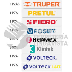 61052 LOGOS-60-2 LOGOTIPOS DE VINIL AUTOADHERIBLE DE 60 CM TRUPER
