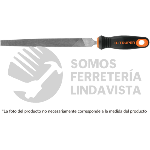11238 LPM-6T LIMA PLANA MUZA 6" CON MANGO DOBLE INYECCION TRUPER