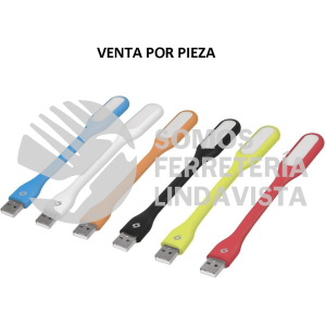 46865 LUZ-USB MINI-LAMPARA FLEXIBLE DE 5 LEDS 1W PARA PUERTO USB VOLTECK