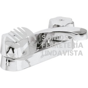 49587 M-048-C MEZCLADORA 4" PARA LAVABO NARIZ LARGA CARTUCHO COMPRESION FOSET
