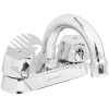 49236 M-050 MEZCLADORA 4" PARA LAVABO CUELLO CURVO CARTUCHO CERAMICO FOSET