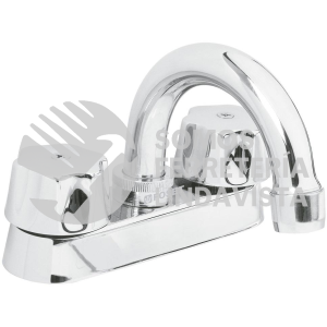 49589 M-050-C MEZCLADORA 4" PARA LAVABO CUELLO CURVO CARTUCHO COMPRESION FOSET