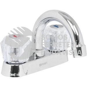 49276 M-050A MEZCLADORA 4" PARA LAVABO CUELLO CURVO MANERALES ACRILICO FOSET