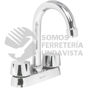 49275 M-060 MEZCLADORA 4" PARA LAVABO CUELLO BAR CARTUCHO CERAMICO FOSET