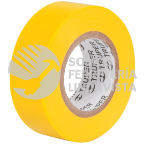 13512 M-22A CINTA DE AISLAR DE 9 M X 19 MM AMARILLA TRUPER