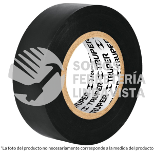12500 M-33 CINTA DE AISLAR DE 18 M X 19 MM NEGRA TRUPER