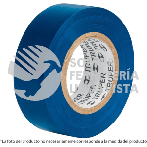 12505 M-33Z CINTA DE AISLAR DE 18 M X 19 MM AZUL TRUPER