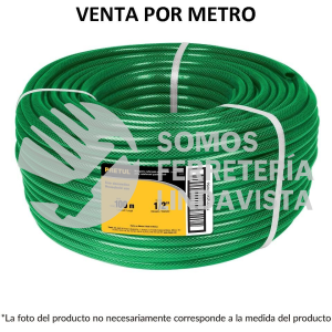20601 MAN-1PR METRO DE MANGUERA 1" 3 CAPAS EN ROLLO DE 50 M PRETUL