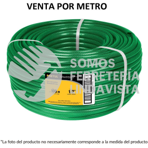 20599 MAN-3/4PR METRO DE MANGUERA 3/4" 3 CAPAS EN ROLLO DE 100 M PRETUL