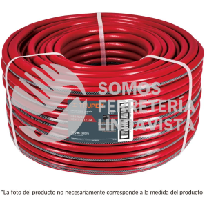 11127 MAN-3/4X METRO DE MANGUERA 3/4" 4 CAPAS EN ROLLO DE 100 M TRUPER