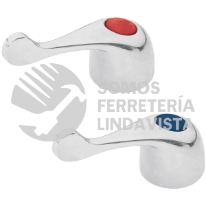 49455 MM-700 JUEGO DE 2 MANERALES METALICOS TIPO PALANCA P/LAVABO BASIC FOSET