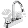 49288 MP-060 MEZCLADORA PLASTICA 4" CUELLO TIPO BAR PARA LAVABO STANDARD FOSET
