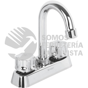 49288 MP-060 MEZCLADORA PLASTICA 4" CUELLO TIPO BAR PARA LAVABO STANDARD FOSET