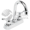 45513 MP-060P MEZCLADORA PLASTICA 4" CUELLO TIPO BAR PARA LAVABO PALANCA FOSET