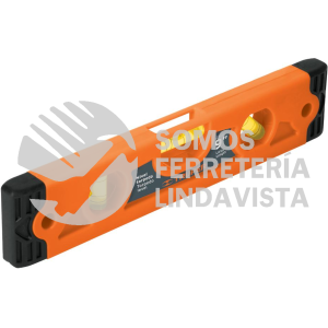11223 NT-9 NIVEL TORPEDO DE 9" MAGNETICO CUERPO DE ABS TRUPER