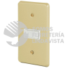 46386 PA-APSE-E PLACA ARMADA CON INTERRUPTOR SENCILLO LINEA ECONOMICA VOLTECK